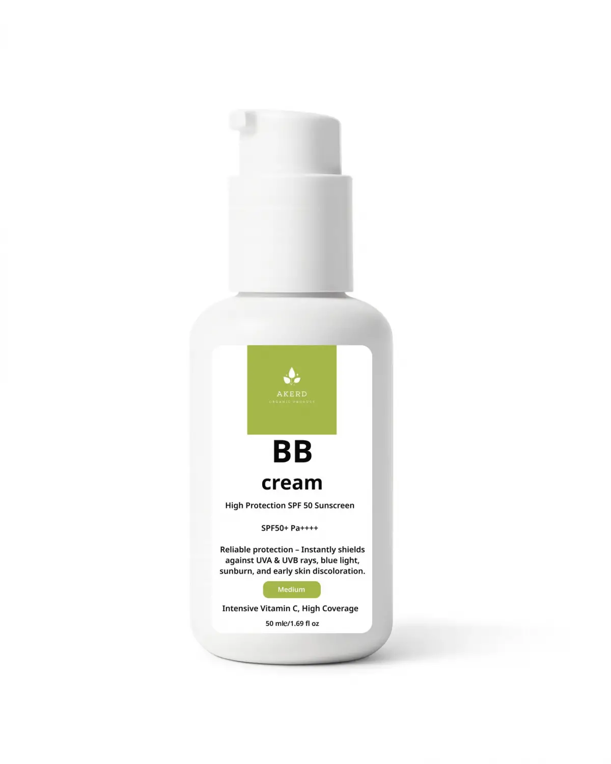 AKERD COSMETİCS BB Krem spf 50 Yüksek Korumalı Akne Leke İzleri Kararma Beyazlatıcı